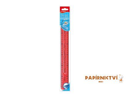 Pravítko KEYROAD Flexi, 30cm, červené A662-1