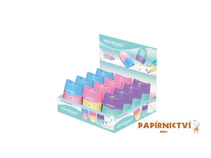 Ořezávátko KEYROAD Mellow Duo Pastel, asort A532