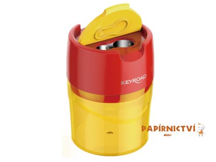 Ořezávátko kontejner KEYROAD Robby Duo, oranžové A514-3
