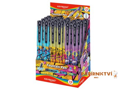 Plnicí pero KEYROAD Tattoo, displej, asort A784