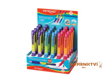 Kuličkové pero KEYROAD Neo, displej, asort A761