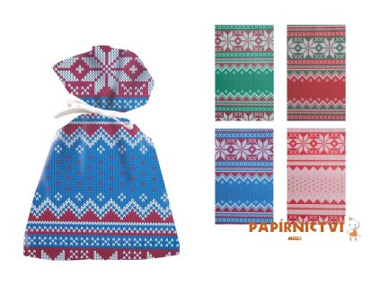 Sáček vánoční 16x25cm Pullover 5800798