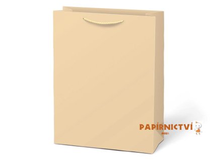 Taška MFP dárková T 5 kraft 260x320x100 béžová 5252946