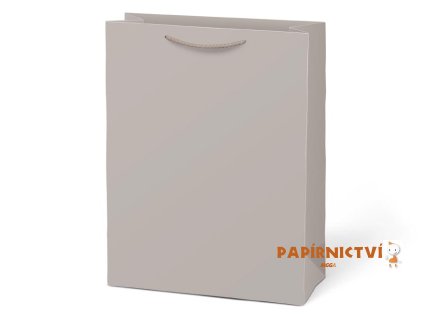 Taška MFP dárková T 5 kraft 260x320x100 šedá 5252947