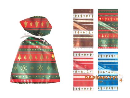 Sáček vánoční 16x25cm Canazei 5800800