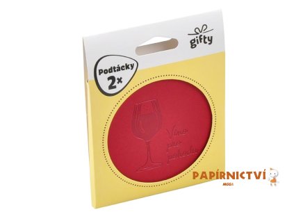 Gifty - podtácek - Víno 1042601