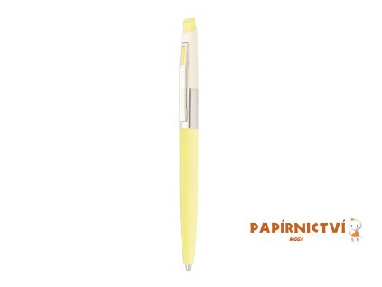 Kuličkové pero ICO 70 Retro, pastel žluté
