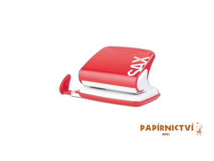 Děrovačka SAX Design 318, červená