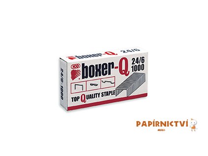 Sešívací spony BOXER-Q 24/6 1000 ks
