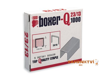 Sešívací spony BOXER-Q 23/13, 1000 ks