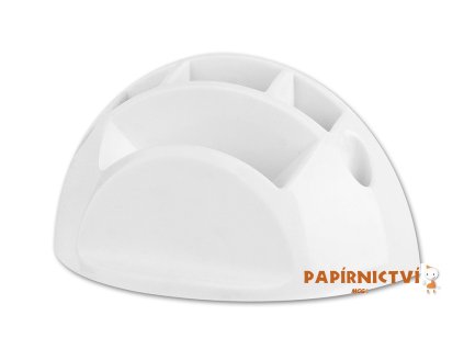 Stojánek na tužky a bločky ICO Smart, bílá