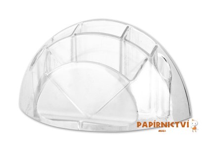 Stojánek na tužky a bločky ICO Smart, transparent