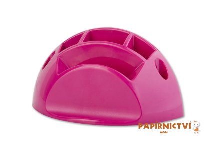 Stojánek na tužky a bločky ICO Smart Design,růžová