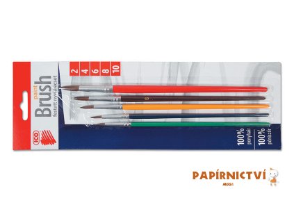 Sada štětců ICO 2, 4, 6, 8, 10 - barevný, kulatý