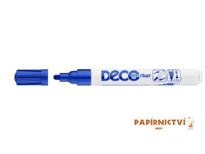 Popisovač ICO Deco, modrý