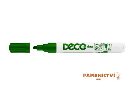 Popisovač ICO Deco, zelený