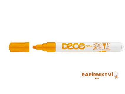 Popisovač ICO Deco, oranžový