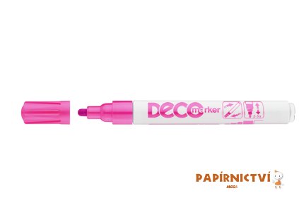 Popisovač ICO Deco, růžový