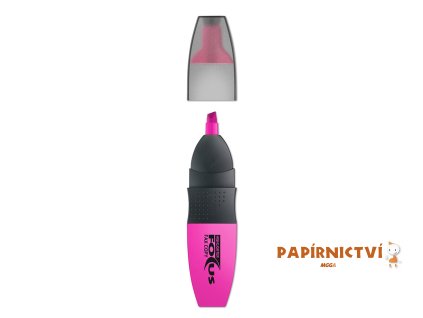 Zvýrazňovač ICO Focus, růžový
