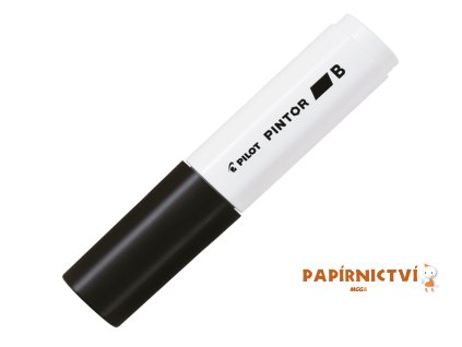 Akrylový popisovač Pilot Pintor, hrot B - černý