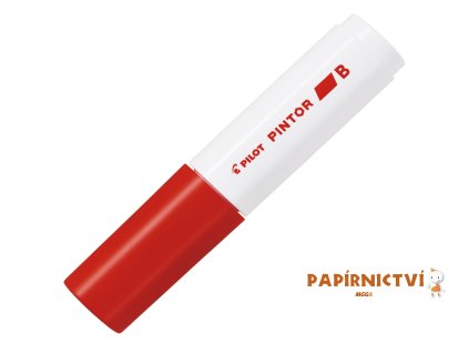 Akrylový popisovač Pilot Pintor, hrot B - červený