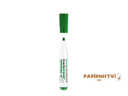 Popisovač ICO na bílé tabule s magnetem, zelený