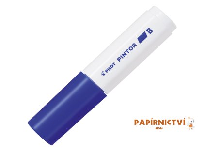 Akrylový popisovač Pilot Pintor, hrot B - modrý