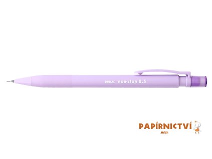 Mechanická tužka PENAC Nonstop 0,5mm pastel fial.