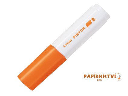 Akrylový popisovač Pilot Pintor, hrot B - oranžový
