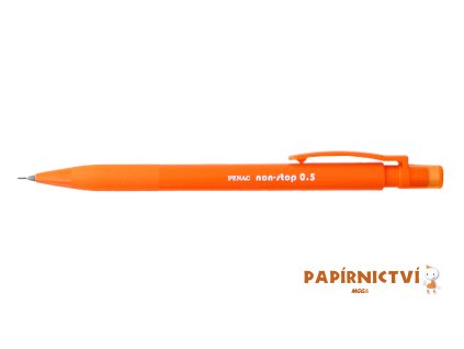 Mechanická tužka PENAC Nonstop 0,5mm pastel oranž.