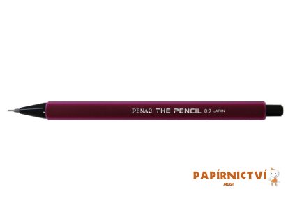Mechanická tužka PENAC The Pencil, 0,9mm, červená