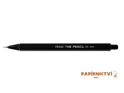Mechanická tužka PENAC The Pencil, 0,9mm, černá