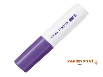 Akrylový popisovač Pilot Pintor, hrot B - fialový