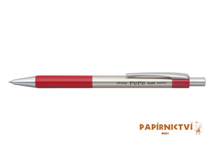 Kuličkové pero PENAC PéPé 0,7mm, červené