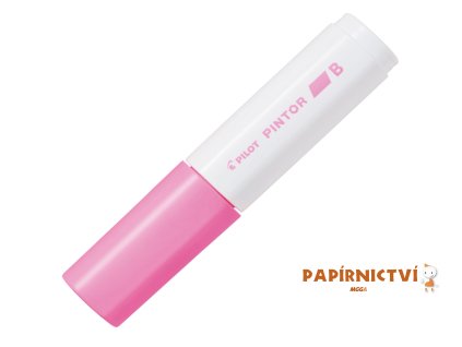 Akrylový popisovač Pilot Pintor, hrot B - růžový