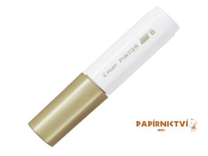 Akrylový popisovač Pilot Pintor, hrot B - zlatý