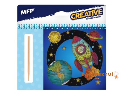 Škrabací obrázek blok 15x15cm 8l MAGIC boys 1032396