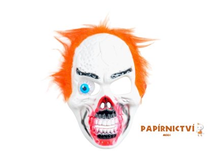 Maska oko - oranžové vlasy 1042220