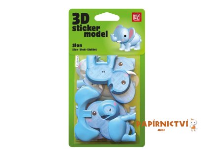 3D Sticker Model ZOO Slon - MAKE 1042608