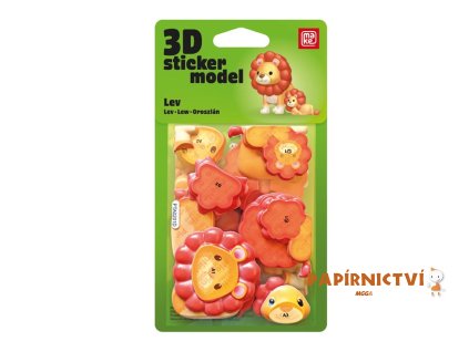 3D Sticker Model ZOO Lev - MAKE 1042609