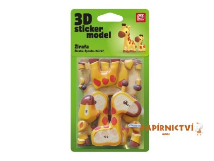 3D Sticker Model ZOO Žirafa- MAKE 1042612