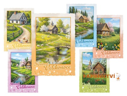 Pohlednice velikonoce 133 C výsek 1300187