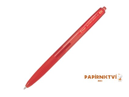 Kuličkové pero Super Grip-G M, RT - červené