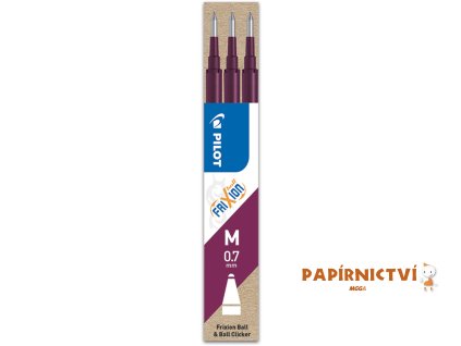 FriXion M náplň, sada 3 ks, vínová