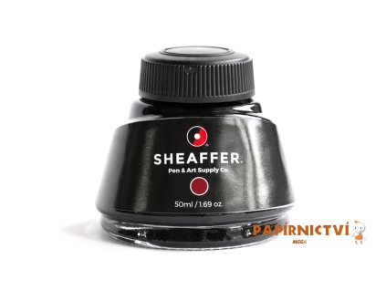 SHEAFFER inkoust v lahvičce červený, 50 ml