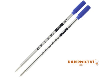 CROSS náhradní náplň KP, modrá, F, duopack