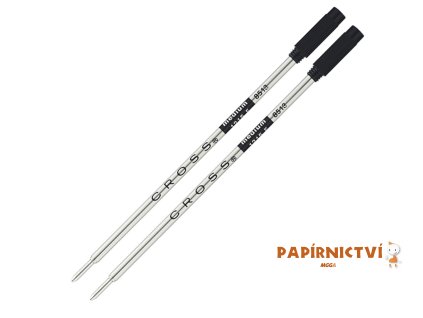 CROSS náhradní náplň KP, černá, M, duopack