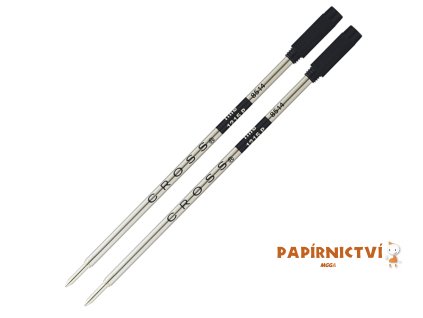 CROSS náhradní náplň KP, černá, F, duopack