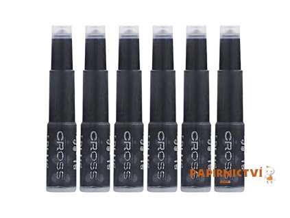 CROSS náhradní náplň PP, černá, 6 ks