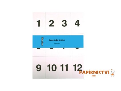 Sada čísel - karton - 4 listy 1-117